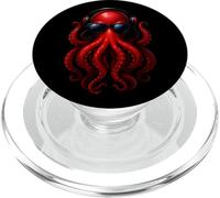 Pieuvre pour amoureux des animaux DJ Musique Rave Garçons Filles Enfants PopSockets PopGrip pour MagSafe