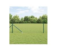 Pieux de clôture avec pointe 7 pcs Ø32 mm 80 cm Acier galvanisé 42004236