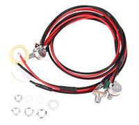 Piezo Sensor Pickup for Acoustic Guitar & Ukulele | 6.35mm Jack with Volume/Tone Control | Easy Install Tailpin Plug for Mandolin/Banjo