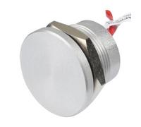 Piezo Vandal Résiste Interrupteur,Spst ,24V,0.2A,Anti Interrupteurs,PBAR2AF0000