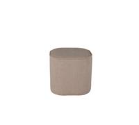 Piffpouf ,repose-pieds Ø44cm ours en peluche beige.