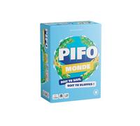 PIFO Monde - Jeu De Bluff Autour des Pays du Monde - Comparez 152 Pays À Travers 6 Catégories - Sois Tu Sais - Sois Tu Bluffes - en Famille Ou Entre Amis de 2 à 12 Joueurs - A Partir De 10 Ans