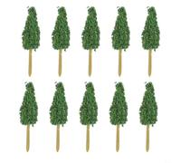PiFor Ne Tree Models, Lot de 10, EFor NhaFor NciFor the Esthetics of Your For N OO Gauge Layouts (Vert foncé)