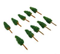 PiFor Ne Tree Models, Lot de 10, EFor NhaFor NciFor the Esthetics of Your For N OO Gauge Layouts (Vert clair)