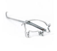 Pig Brand Iron - Fer à marquer en bois animal de 10,2 cm, logo artisanal personnalisé, outil de marque pour chapeaux en cuir, barbecue, barbecue