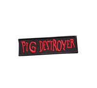 Pig Destroyer, Métal noir, Death Grindcore, avis de décès, Mort imsainte, Sang, Driller Killer, Autopsie, Carcasse, Bruit Brodé Applique Souvenir Accessoire