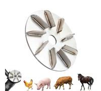 Pig Hair Removal Tool, Labor-Saving Pig Hair Remover Scraper Disc, Stainless Steel Pigs Hairs Scraper, Efficient Hog Hairs Removal Tool, for Farm, Butchery, Workshop,Pigs