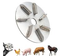 Pig Hair Removal Tool, Labor-Saving Pig Hair Remover Scraper Disc, Stainless Steel Pigs Hairs Scraper, Efficient Hog Hairs Removal Tool, for Farm, Butchery, Workshop,Pigs