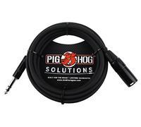 Pig Hog PX-TMXM25 Câble adaptateur d'équilibre TRS vers XLR 6,35 mm 7,6 m