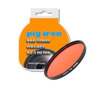 Pig Iron Filtre orange YA3 Pro Booster de contraste pour photographie en noir et blanc Filtre d'objectif d'appareil photo à effets spéciaux 49 mm