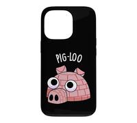 Pig-Loo Jeu de Mots Igloo drôle Coque pour iPhone 13 Pro