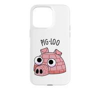 Pig-Loo Jeu de Mots Igloo drôle Coque pour iPhone 15 Pro Max