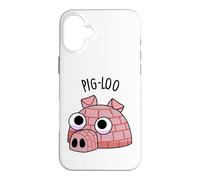 Pig-Loo Jeu de Mots Igloo drôle Coque pour iPhone 16 Plus