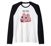 Pig-Loo Jeu de Mots Igloo drôle Manche Raglan