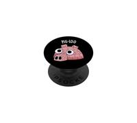 Pig-Loo Jeu de Mots Igloo drôle PopSockets PopGrip Adhésif