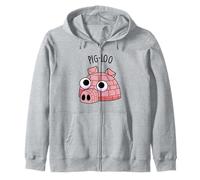 Pig-Loo Jeu de Mots Igloo drôle Sweat à Capuche