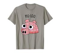 Pig-Loo Jeu de Mots Igloo drôle T-Shirt
