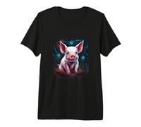 Pig Mignon avec Un Look Magique T-Shirt Haut de Gamme