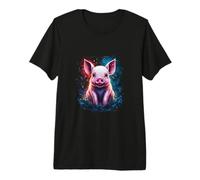 Pig Mignon avec Un Look Magique T-Shirt Haut de Gamme