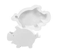 Pig Model DIY Craft Keychain Pendant - Resin Epoxy Casting Mold | Charming Pig Ornament Mould for Jewelry, Necklace, and Accessory Creation | Durable Flexible Silicone Tool for Handmade, Decor