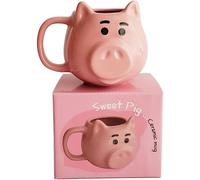 Pig Mug Cute Ceramic Coffee Mug, 18oz Animal Shaped Bone China Coffee Mug Cup, Novelty Coffee Tea Milk Mug Gifts