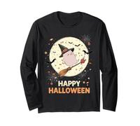 Pig Witch Candy Spooky Ghost Piglet Farmer Halloween Costume Manche Longue