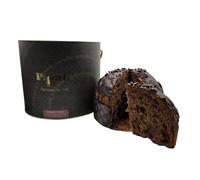 Pigato - Panettone artisanal à la cerise de Marostica IGP et chocolat noir 88% Maracaibo monorigine, levain naturel, 750 g, dessert gastronomique, meilleurs panettones italiens