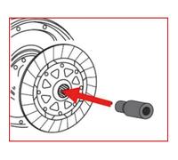 Pige de centrage Ø 28,0 mm pour embrayage SAC - BMW KS TOOLS - 150.2404