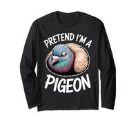 Pigeon Amusant Qui dort Manche Longue