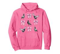Pigeon Bird Girl Coquette Bow Rose Maman Sweat à Capuche
