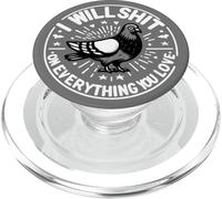 Pigeon Bird Will Sht on Everything you love Sarcasme drôle PopSockets PopGrip pour MagSafe