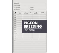 Pigeon Breeding Log Book: Pairing and Chick Record Book