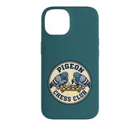 Pigeon Chess Club Funny Bird Strategy Design Vieilli Coque pour iPhone 14