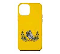 Pigeon Curieux avec Jumelles Vintage Observation des Oiseaux Humour Coque pour iPhone 12 Mini