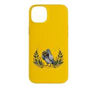 Pigeon Curieux avec Jumelles Vintage Observation des Oiseaux Humour Coque pour iPhone 14 Plus