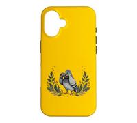Pigeon Curieux avec Jumelles Vintage Observation des Oiseaux Humour Coque pour iPhone 16