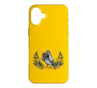 Pigeon Curieux avec Jumelles Vintage Observation des Oiseaux Humour Coque pour iPhone 16 Plus