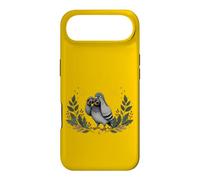 Pigeon Curieux avec Jumelles Vintage Observation des Oiseaux Humour Coque pour iPhone Air
