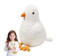 Pigeon en Peluche - Décoration Colombe de la Paix - Jouet Sécurisé en Coton PP pour Compagnon de Nuit Cadeau Anniversaire Famille Amis