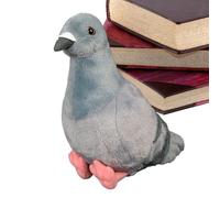 Pigeon en Peluche - Peluche d'oiseau réaliste de 11,81 Pouces, Jouet de en Coton PP Doux, caractéristiques réalistes et câlines, Conception de Plumes détaillée | Cadeau pour Les Chambre