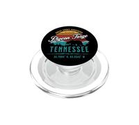 Pigeon Forge Tennessee Great Smoky Mountains Bear Retro Sun PopSockets PopGrip pour MagSafe