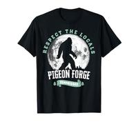 Pigeon Forge Tennessee Respect The Local Bigfoot Sasquatch T-Shirt