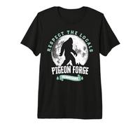 Pigeon Forge Tennessee Respect The Local Bigfoot Sasquatch T-Shirt Haut de Gamme