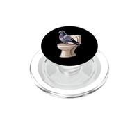 Pigeon Gen Alpha Meme Toilette drôle PopSockets PopGrip pour MagSafe