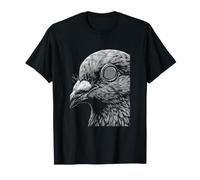 Pigeon Hypnotic Eye Horror Spooky T-Shirt