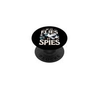 Pigeon If It Flies Spies Photographe Amoureux des Oiseaux PopSockets PopGrip Adhésif