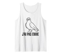 Pigeon J'Ai Pas Envie - Motif Humoristique pour Fainéants As Débardeur