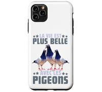 Pigeon La Vie Est Plus Belle avec Les Pigeons Colombophile Coque pour iPhone 11 Pro Max