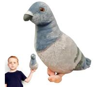 Pigeon Peluche,Pigeon Animaux Peluche,Simulation Jouet en Peluche Pigeon Poupée Réaliste,Jouet Enfant Plush, Cadeau pour Enfant Garçons Filles Adultes,20 cm,