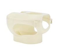 PIGEON PLASTIQUE PORTE-CADRE SÛR PRATIQUE ALIMENTATION POUR JEUNES OISEAUX BLANC BLEU BASE CA (Blanc)